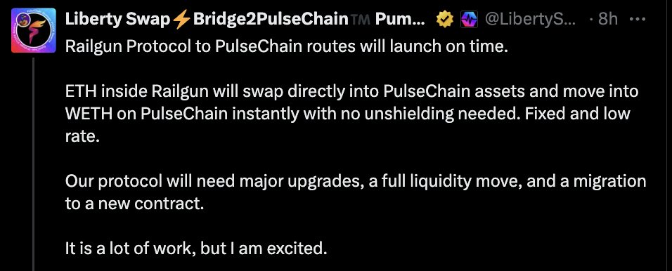 Why we should have full parity across PRC20's before Railgun goes live 👇

To wrap a token you must:
unshield➡️wrap➡️re-shield 
because shielded assets cannot call external contracts. 

A bridge contract requires: 
- Public ERC20 balances
- approve(), Transfer()
- a visible
