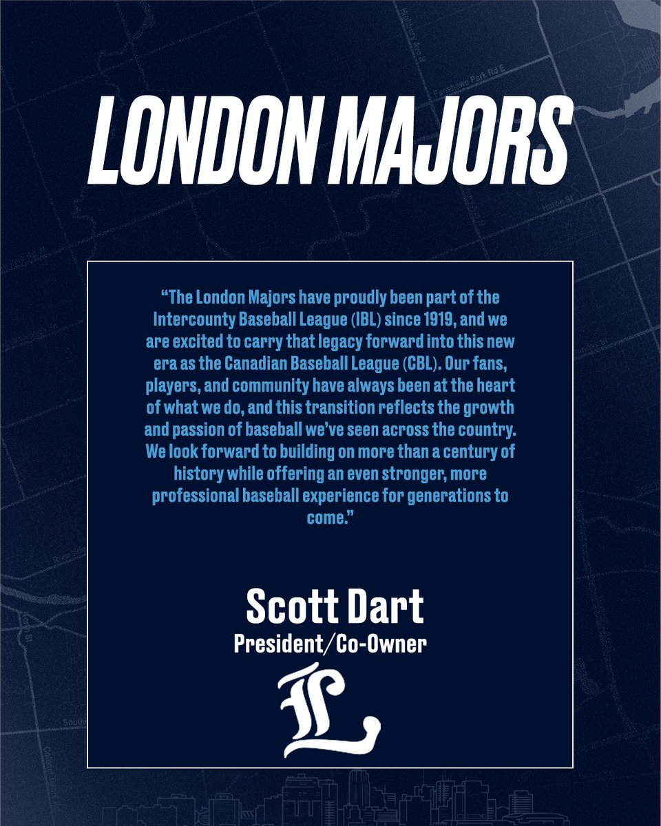 londonmajors's tweet image. A new era of pro baseball in Canada starts now.

The IBL is officially becoming the Canadian Baseball League (CBL.ca). After record growth and 249,590 fans in 2025, the league steps into its next chapter as Canada’s professional baseball league.