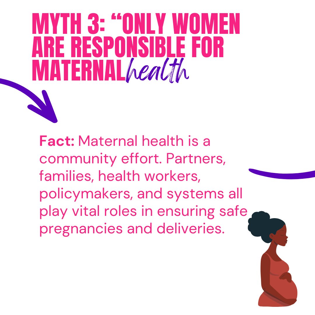 mrh_collective's tweet image. 5 Common Maternal Myths — BUSTED! 💥
Misinformation puts mothers at risk. Let’s break the myths, spread the facts, and protect women everywhere.
#MaternalHealth #MythBusting #SafeMotherhood