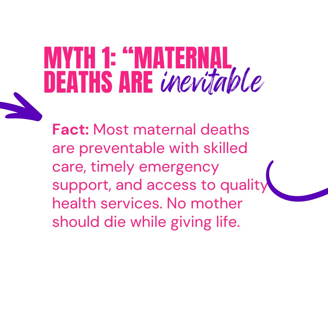mrh_collective's tweet image. 5 Common Maternal Myths — BUSTED! 💥
Misinformation puts mothers at risk. Let’s break the myths, spread the facts, and protect women everywhere.
#MaternalHealth #MythBusting #SafeMotherhood