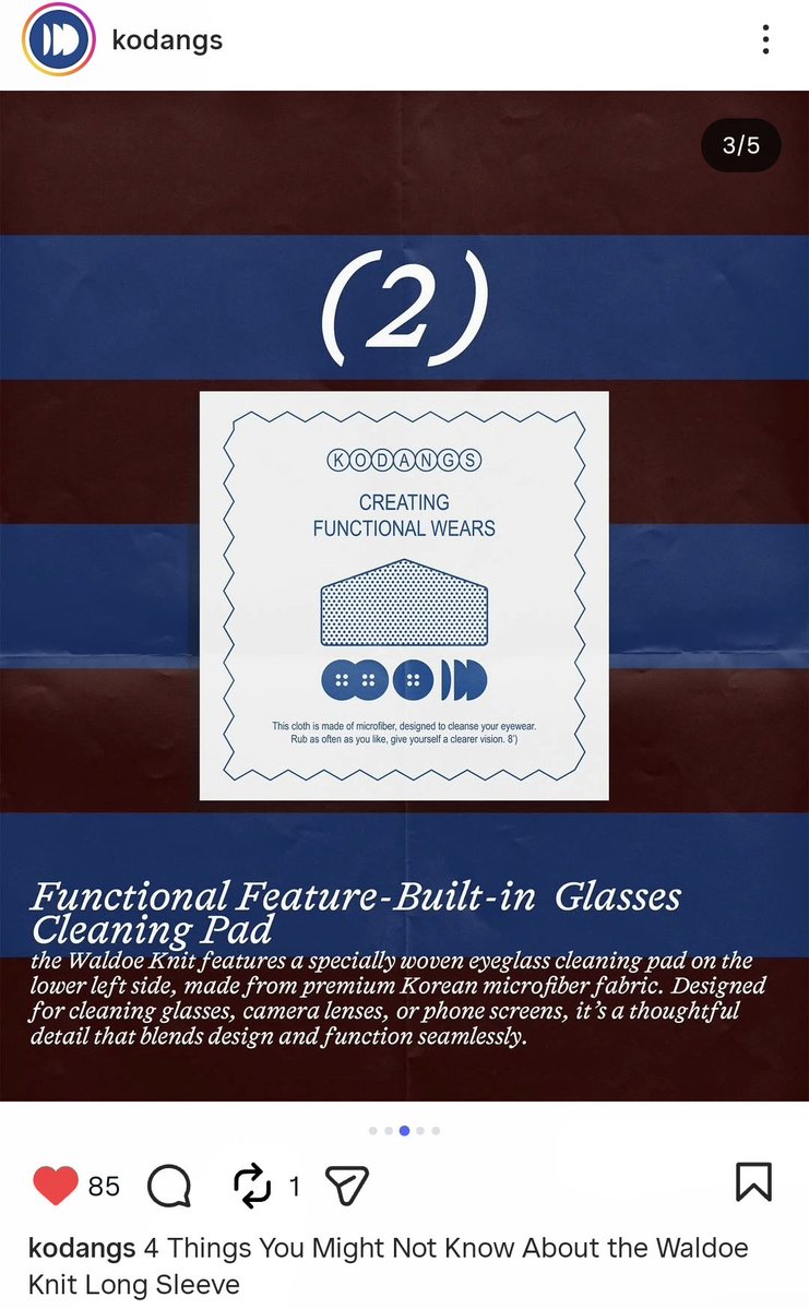 bbbittersweettt's tweet image. 2. Functional Feature, เสื้อ Waldoe มาพร้อมแผ่นไมโครไฟเบอร์ทอพิเศษที่บริเวณด้านซ้ายล่าง ทำจากผ้าไมโครไฟเบอร์คุณภาพสูงจากเกาหลี ออกแบบมาเพื่อทำความสะอาดแว่น เลนส์กล้อง หรือหน้าจอมือถือ เป็นดีเทลเล็กๆ ที่ผสานดีไซน์และการใช้งานได้อย่างลงตัว