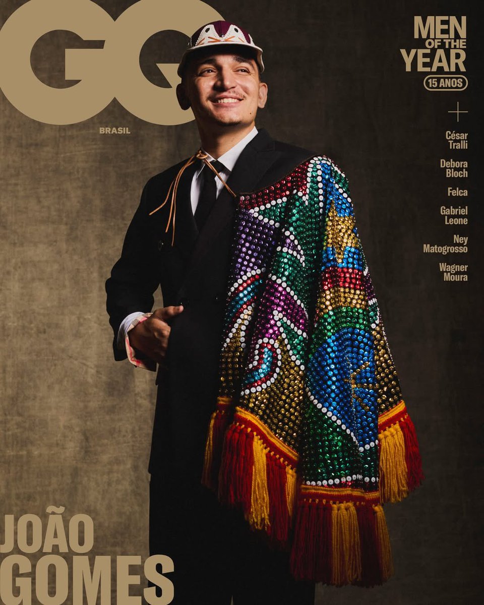 mesinhabrasil's tweet image. João Gomes foi eleito o HOMEM DO ANO pela GQ Magazine.