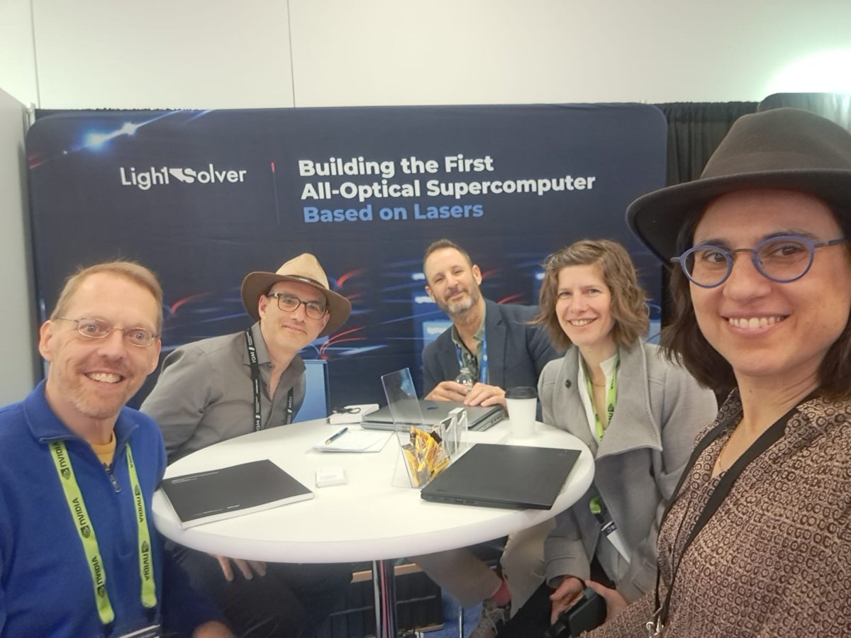 LightSolverCo's tweet image. Back from an amazing week at #SC25! Thank you to everyone who visited booth 5415, shared ideas, and explored how our optical LPU brings AI-powered, nanosecond PDE solving to HPC.

Great conversations, great community — we’re excited for what’s next.

#HPC #OpticalComputing
