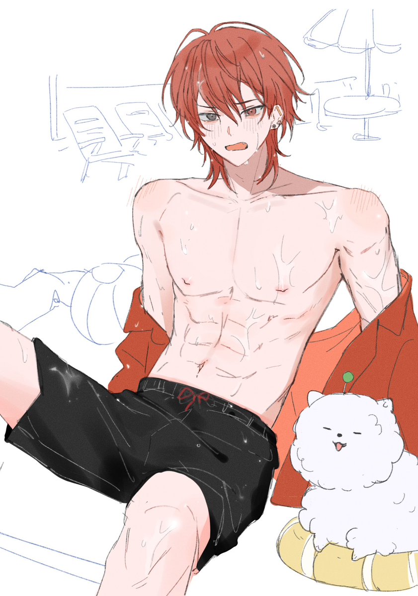 ☁️､🧱
※肌色注意  ※ポーズ参考有