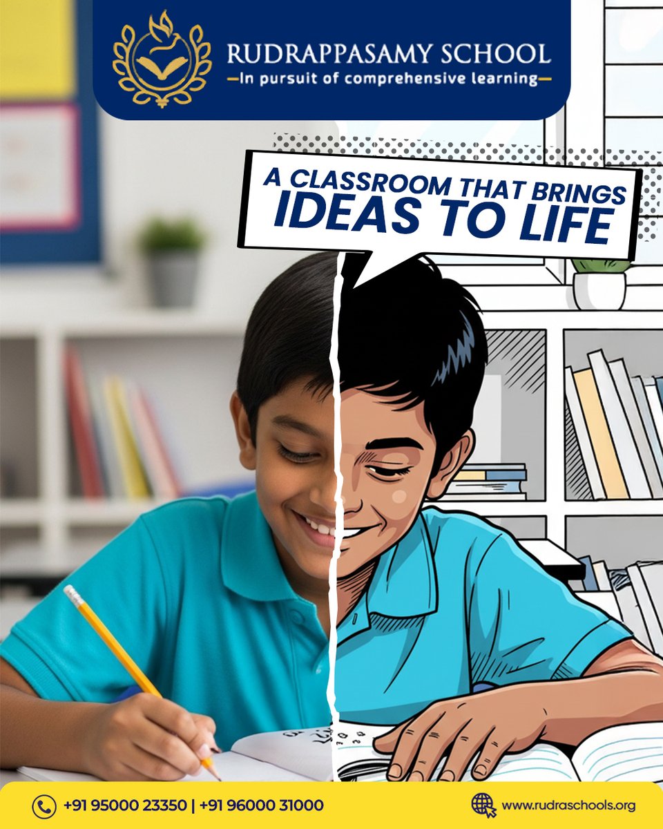 rudrappaswamy's tweet image. From mugging up lessons to mastering concepts.
Our classrooms are where real understanding begins and ideas truly come to life.
#MasterConcepts #NoMoreRoteLearning #ModernEducation #RudrappasamySchool #LearningWithPurpose