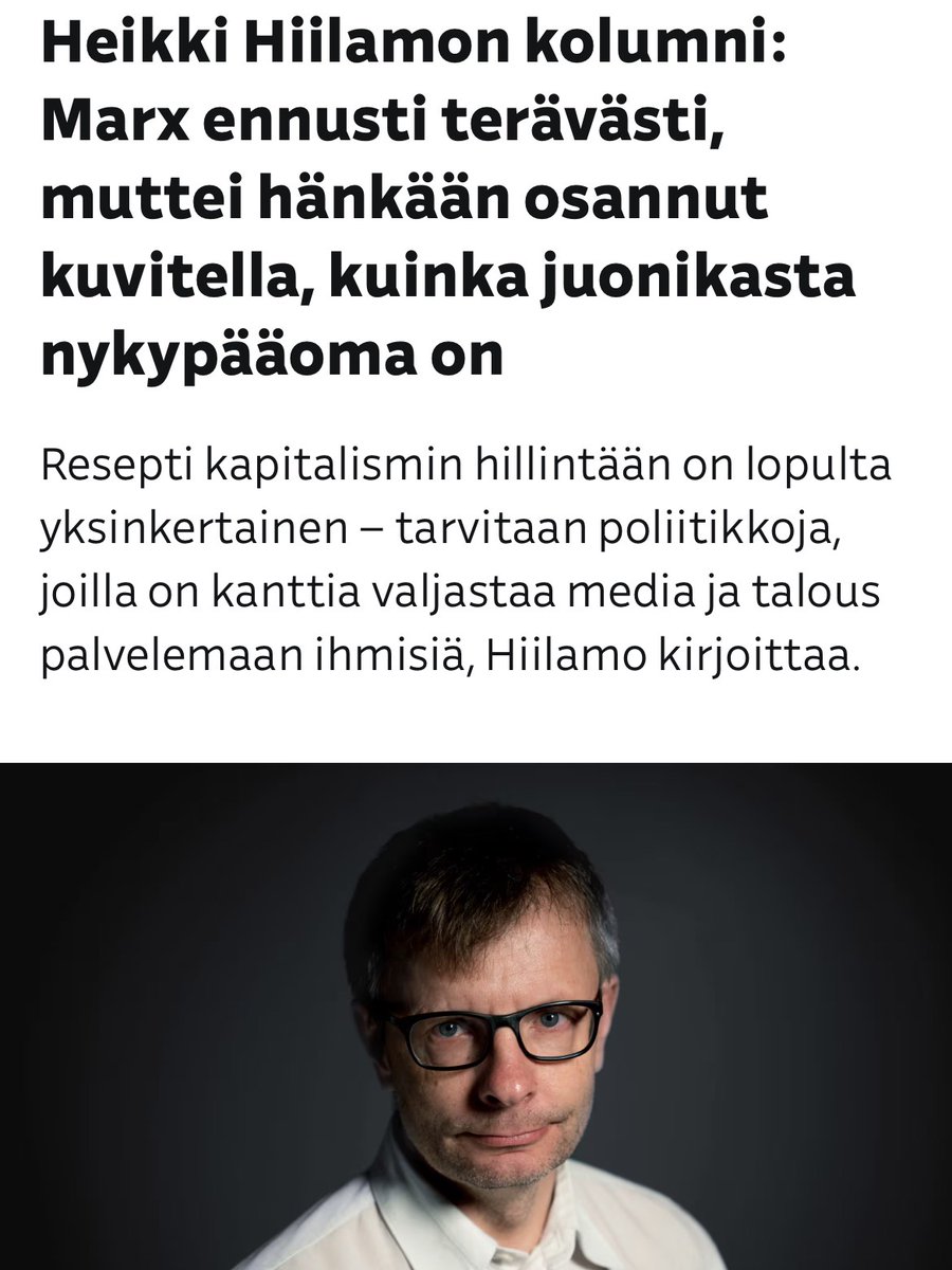 Aikamme muistuttaa oudolla tavalla noin sadan vuoden takaista maailmaa. Äärivasemmisto vaatii tuotantovälineiden haltuunottoa, juutalaisboikotit yleistyvät ja kommunistista diktatuuria halunnutta filosofia ylistetään jälleen.

Jos nyt ei kuitenkaan otettaisi 1900-luvun uusintaa.
