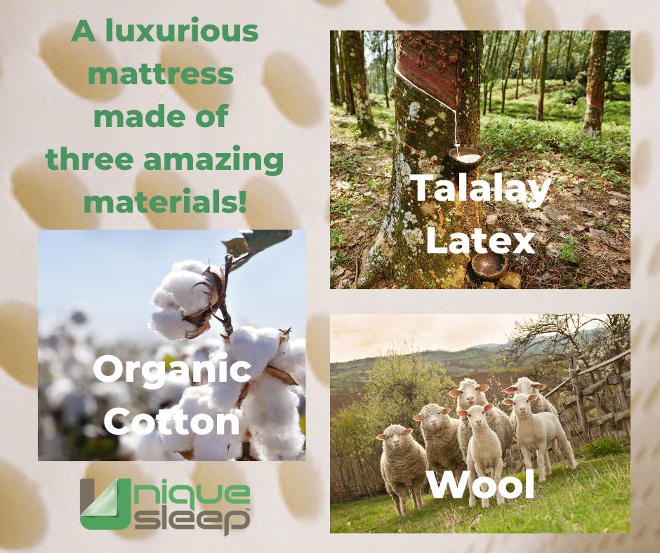 UniteMattress's tweet image. Our #mattresses are made of 100% #natural #Talalay #latex, certified #organic #cotton and pure New Zealand #wool. Our mattresses do not contain any #toxic #chemicals, flame retardants or synthetic materials.uniquesleep.ca/tailored-mattr… #custom #tailored #mattress