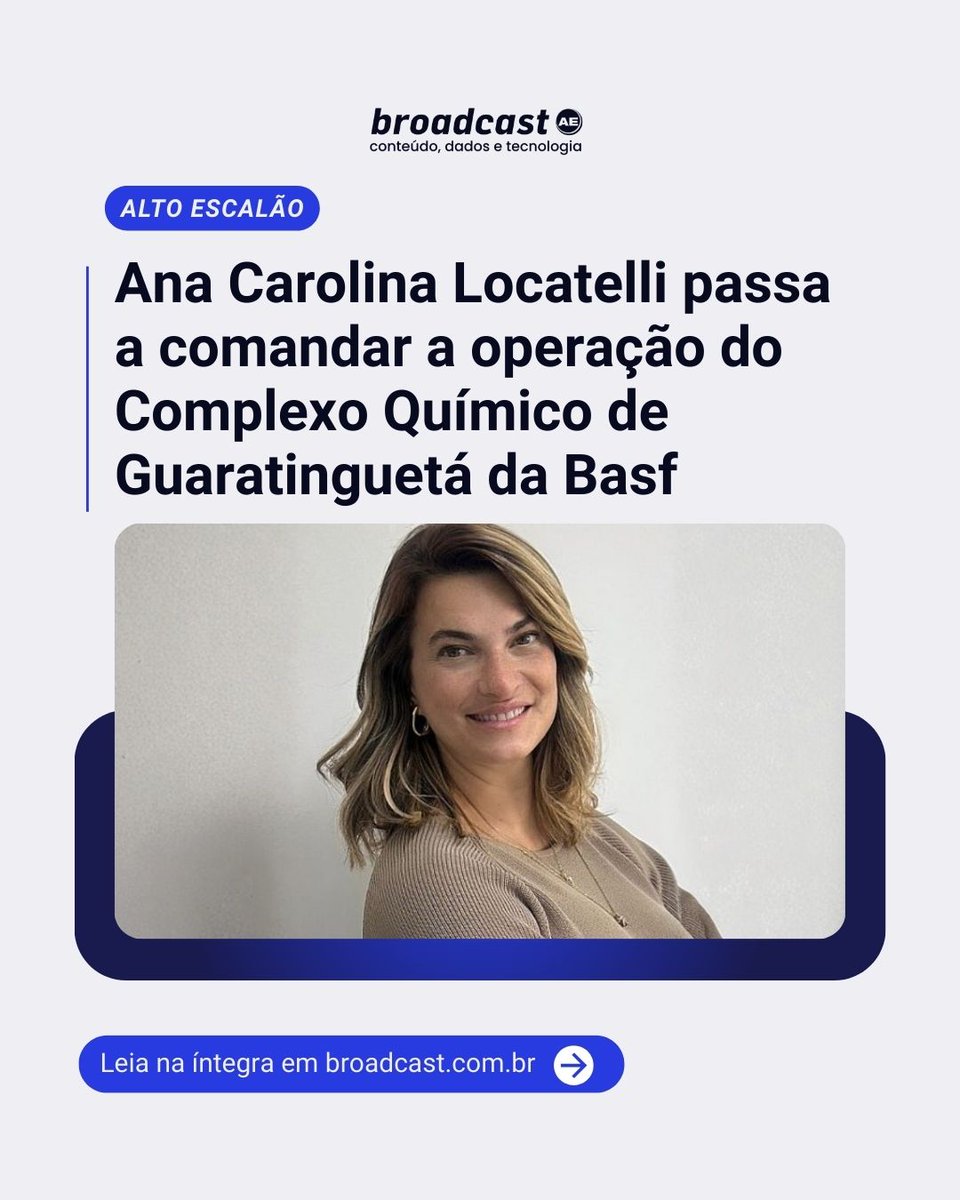 ae_broadcast's tweet image. Alto Escalão: Confira as principais movimentações do mundo corporativo

👉🏻bit.ly/3XfW55d

📷Divulgação