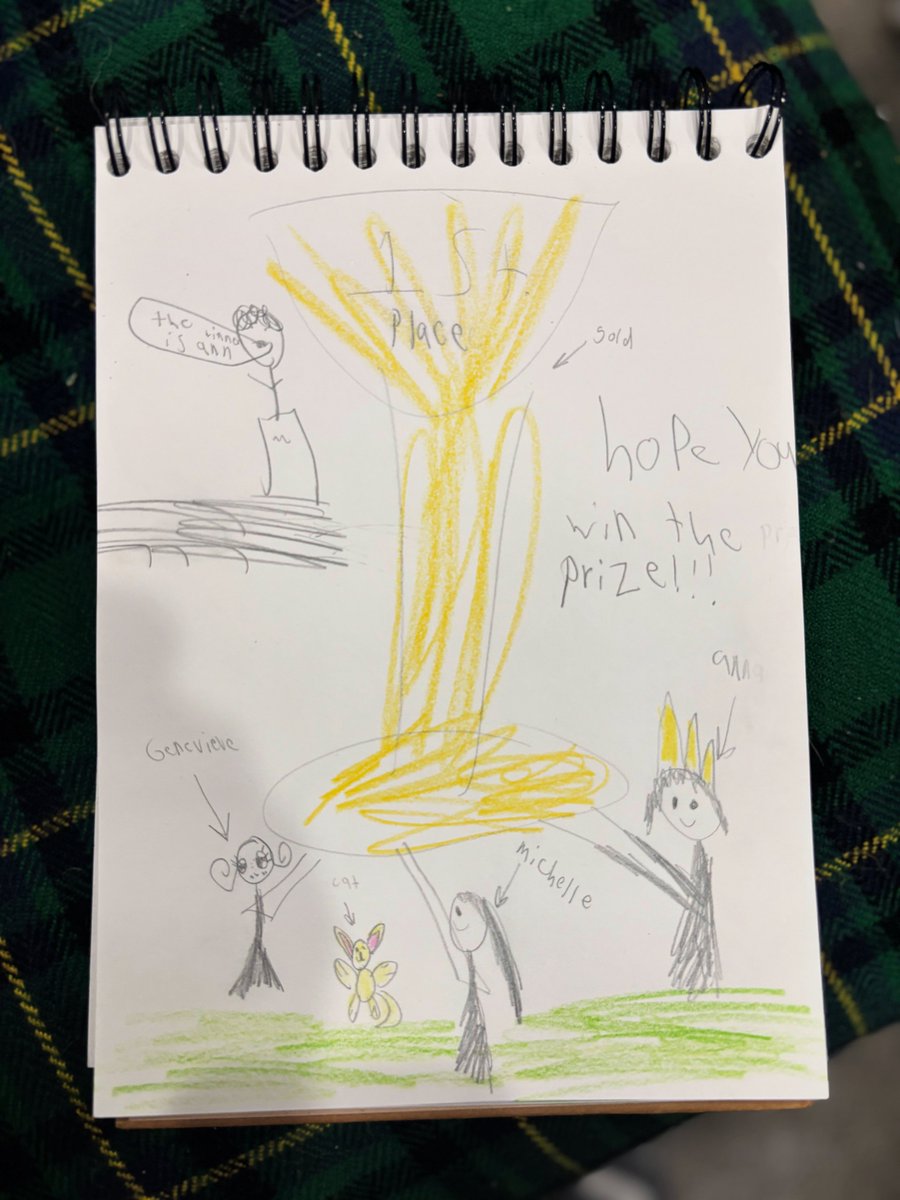 BradyMichelleR's tweet image. People!!! I just got to nominate a writer for @PENamerica Dau Short Story Prize for Emerging Writers!!! I was SO EXCITED that my daughter drew this for the author! 🥹🥹🥹 Read Ann's story @HouseofArcanum in Issue Six!! 
#WritingCommunity #litmag #Nomination