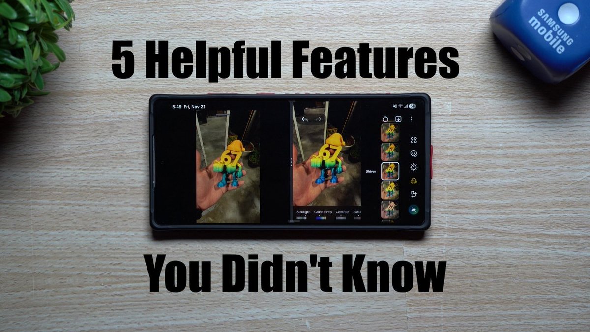 jimmyispromo's tweet image. 5 Super Helpful Samsung Features You Didn&apos;t Know You Could Do

Watch Here: youtu.be/vSC49UHS-Mk

#Samsung #OneUI7 #GalaxyS25Ultra #GalaxyS24Ultra #GalaxyAI @SamsungMobileUS #OneUI8 #GalaxyZFold7