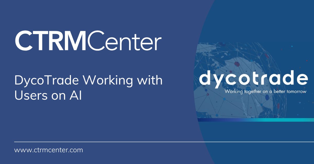 CTRMCenter's tweet image. DycoTrade Working with Users on AI ctrmcenter.com/blog/dycotrade… #CTRM #ETRM
