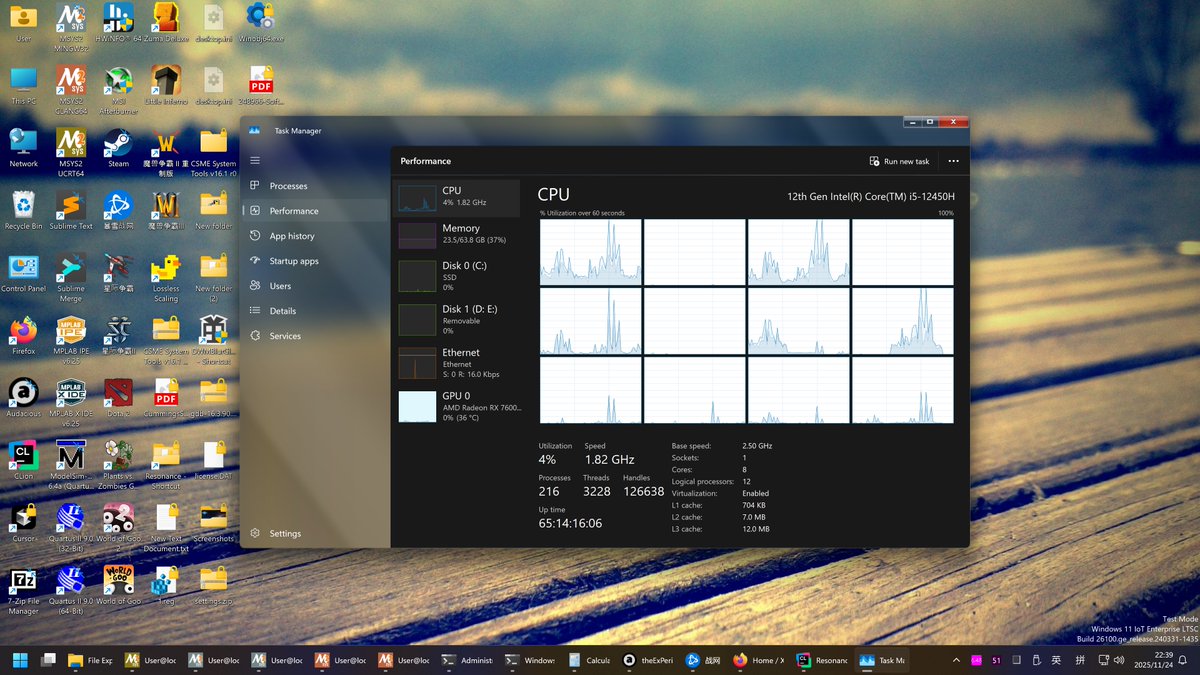 ReimuNotMoe's tweet image. 65 days&apos; uptime