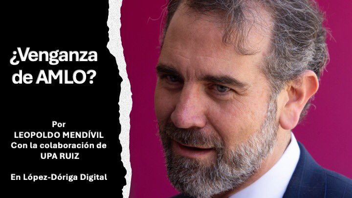La denuncia contra consejeros del <a href="/INEMexico/">@INEMexico</a> es un mal augurio para el actual Consejo General. Adiós autonomía. 

La columna de hoy 👇🏻
lopezdoriga.com/opinion/la-ven…

<a href="/TFJAMexico/">Tribunal Federal de Justicia Administrativa</a> <a href="/GlodeJo07/">Gloria Alfa y Omega</a> <a href="/Aniv_Delarev0/">Aniv de la Rev</a> <a href="/analucia_medina/">Ana Lucía Medina 🇲🇽</a> <a href="/AlexItesm/">Alejandro 2030</a> <a href="/aracelibs/">Araceli 🤠✨</a> <a href="/Melissa_Bely/">Melissa Ⓜ️</a> <a href="/Moonlight_Blue4/">✨Lucy Sky✨</a> <a href="/M2Cyndy/">Cyndy M. 👊🏼🎯</a>
