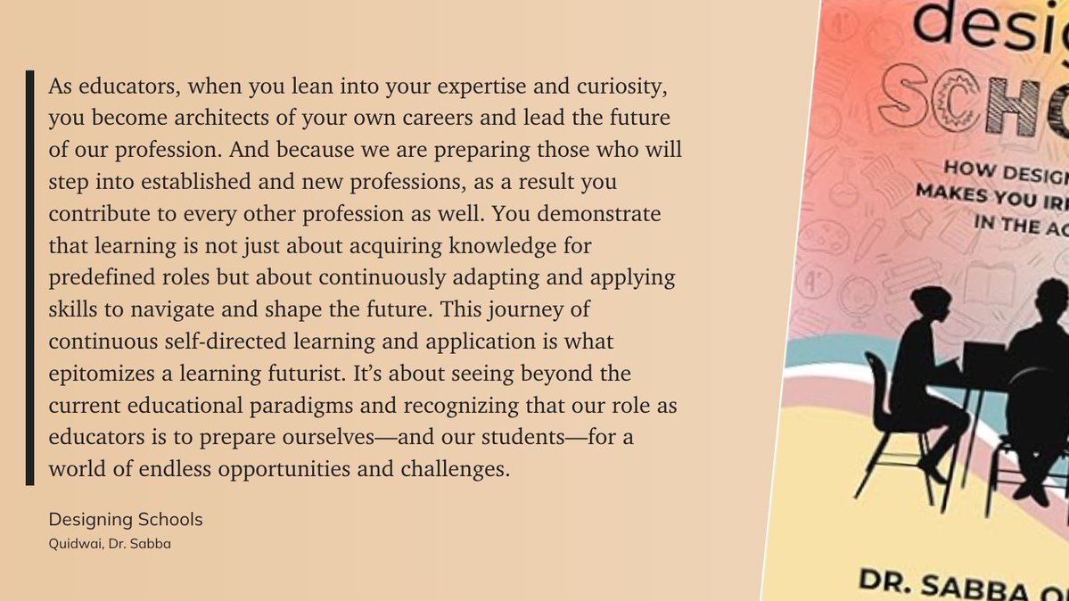 showmerob's tweet image. Educators: when you lean into your expertise &amp;amp; curiosity, you become architects of the future! 🏗️ Learning isn&apos;t about predefined roles—it&apos;s about continuously adapting skills to shape what&apos;s next. Be a learning futurist! 🚀 #EdTech #FutureOfEducation #LifelongLearning…