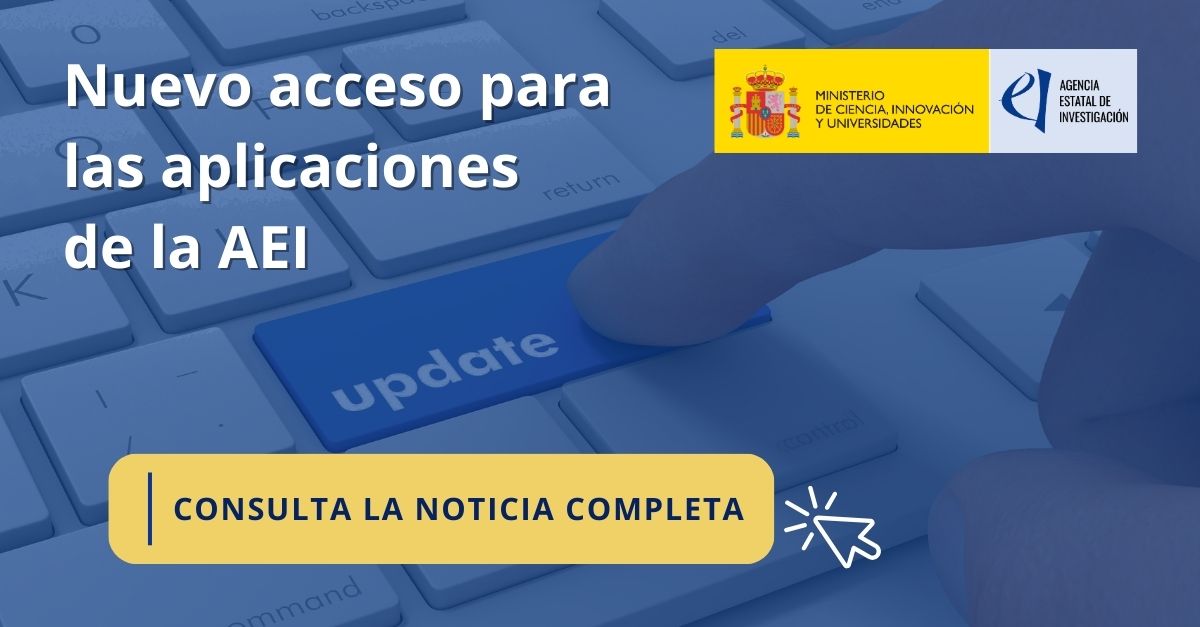 AgEInves's tweet image. ‼️ Recordamos que, completada la migración de las infraestructuras de la #AEI, es necesario actualizar el enlace de acceso a las aplicaciones para garantizar la normalidad en los trámites y procesos. 
👉aei.gob.es/aplicaciones-i…

aei.gob.es/noticias/cambi…