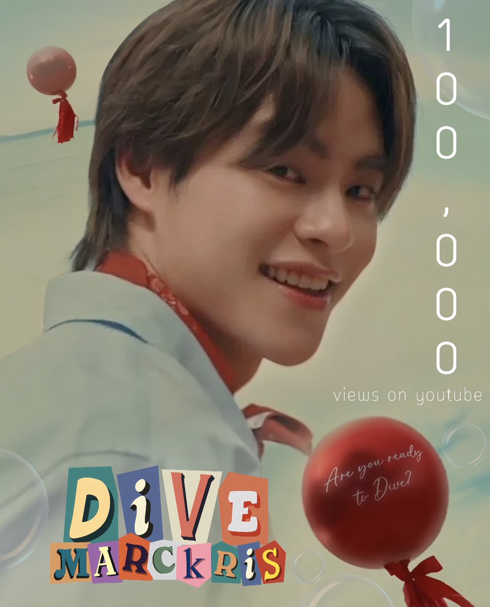 📢 Special UPDATE !!!

I'm ready to dive 🌊💐

MARCKRIS — Dive 
( Original Artist: Olivia Dean )

REACHES 100K views ✨

CONGRATULATIONS
#MARCKRIS 

🌐 youtu.be/9nlGJnQGG-Q?si…

#MARCKRIS_Dive
#MARCKRIS
#BUSCOVERPROJECT
#BUSbecauseofyouishine