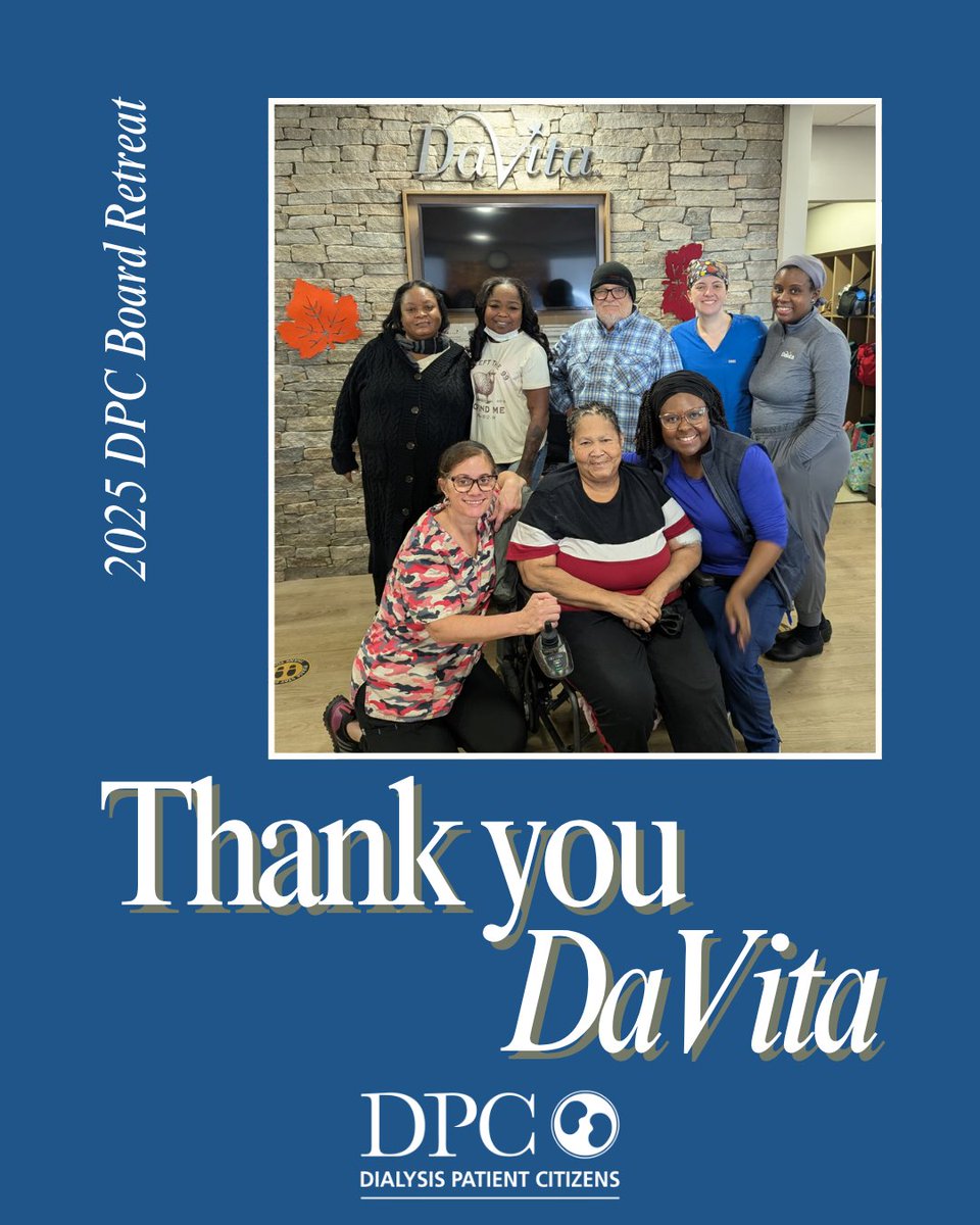 Thank you, <a href="/DaVita/">DaVita</a> Weymouth Dialysis, for caring for our members with such compassion during our board retreat in Boston. We’re so grateful for your partnership and dedication. 💙✨