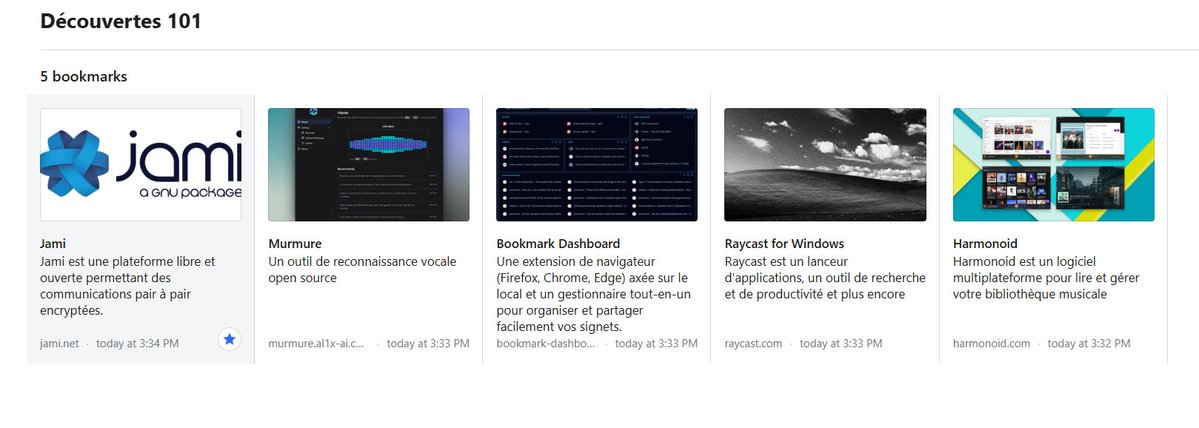 Freewares_Tutos's tweet image. Découvertes N° 101 : au programme : des logiciels open source de communication et de reconnaissance vocale, des programmes pour écouter et gérer sa musique, pour  être plus productif et une extension pour gérer ses favoris de navigateur
urlr.me/GcbKRD