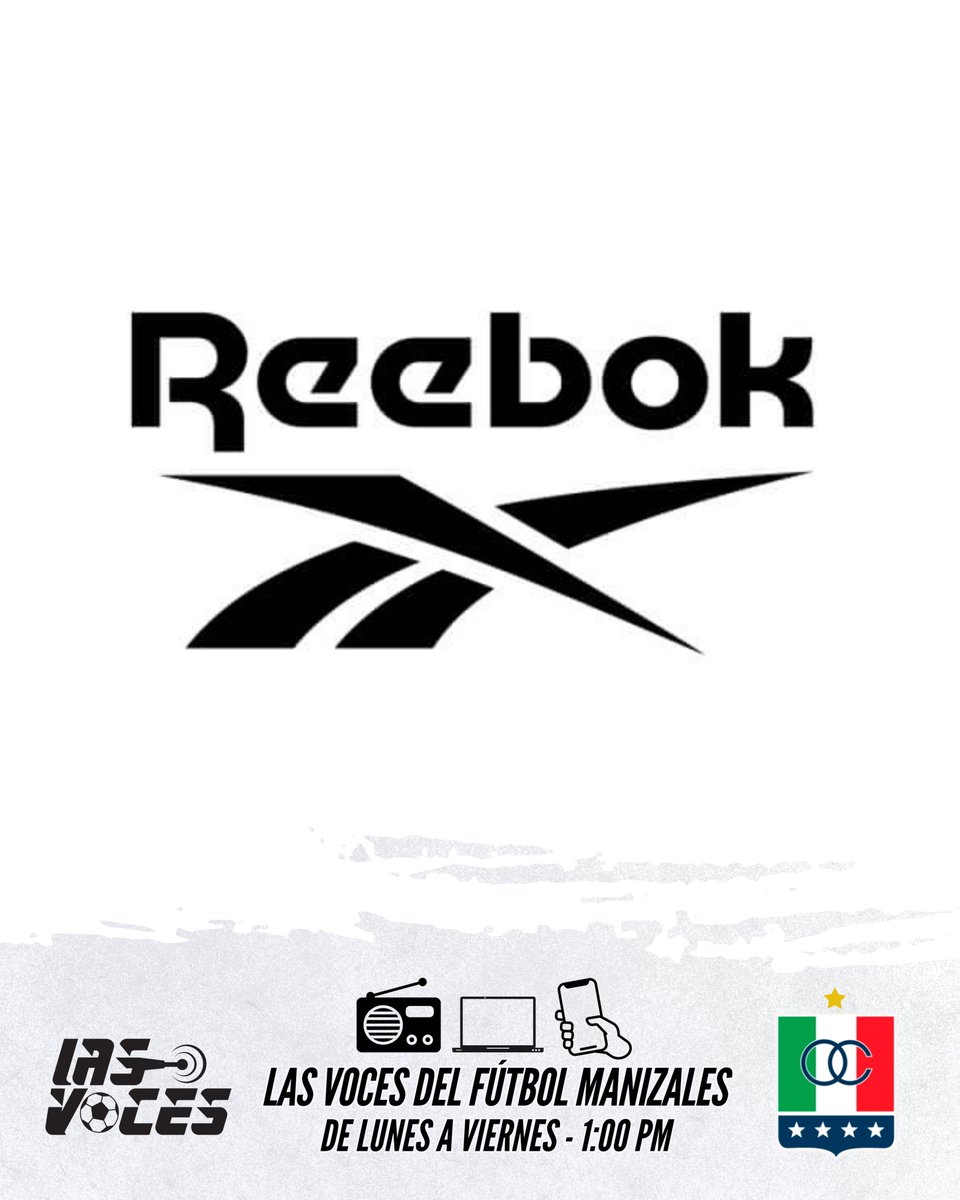 <a href="/oncecaldas/">🏆 Once Caldas ⭐️⭐️⭐️⭐️</a> firmó una vinculación con <a href="/Reebok/">Reebok</a> para que la marca inglesa sea su sponsor técnico durante tres años. ⚽️🇮🇹
