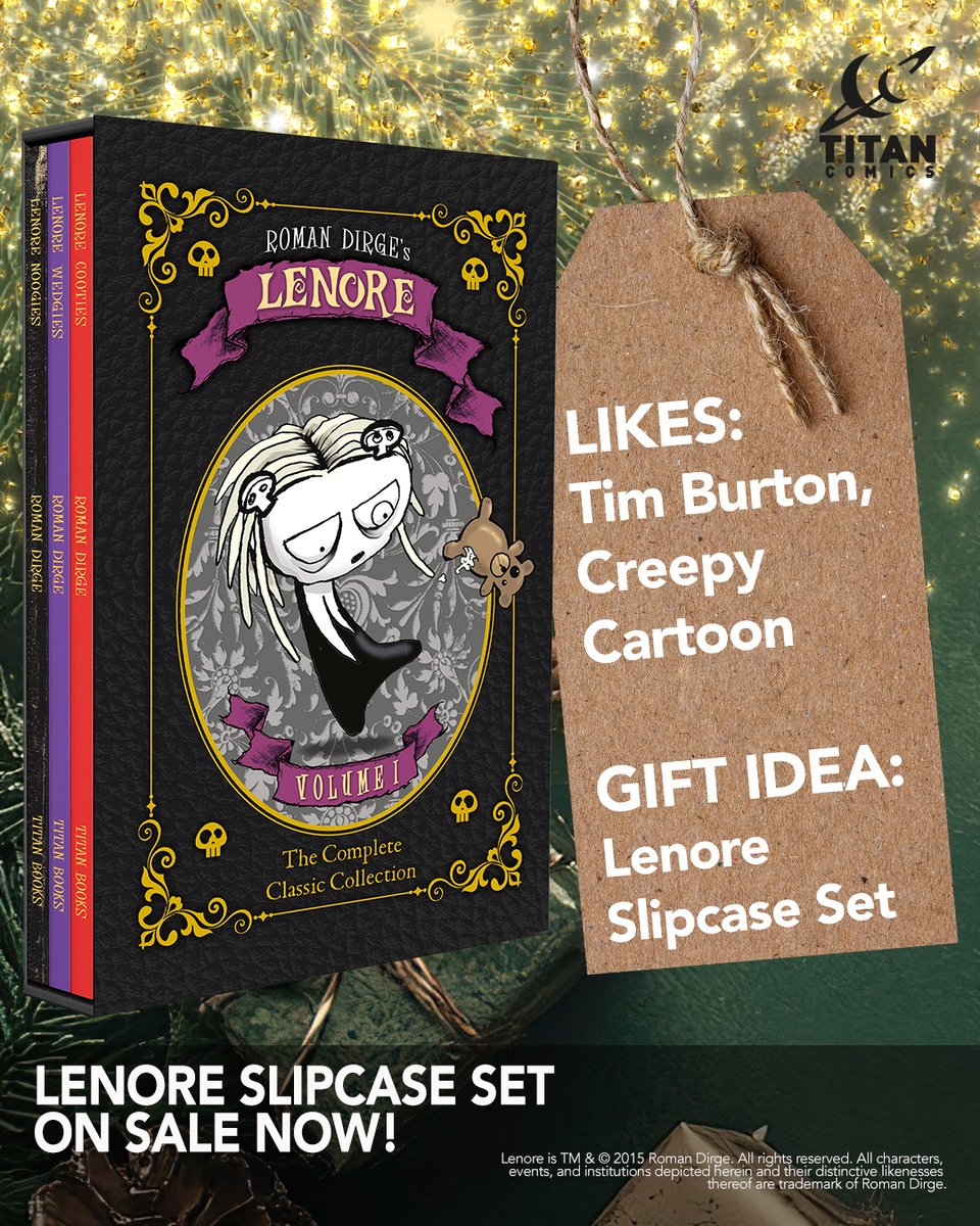 ComicsTitan's tweet image. Whether you like to plan ahead, or last-minute shop on the 24th of December, we&apos;ll be here over the coming weeks with inspiration and gift suggestions!

tinyurl.com/5nvxvdu5

#lenore #comicbooks #boxset #timburton