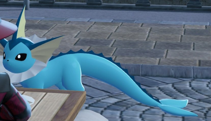 Dracodenblaze's tweet image. Super cute Vaporeon with a cup of tea!
#pokemon #vaporeon #eeveelution #pokemonlegendsza