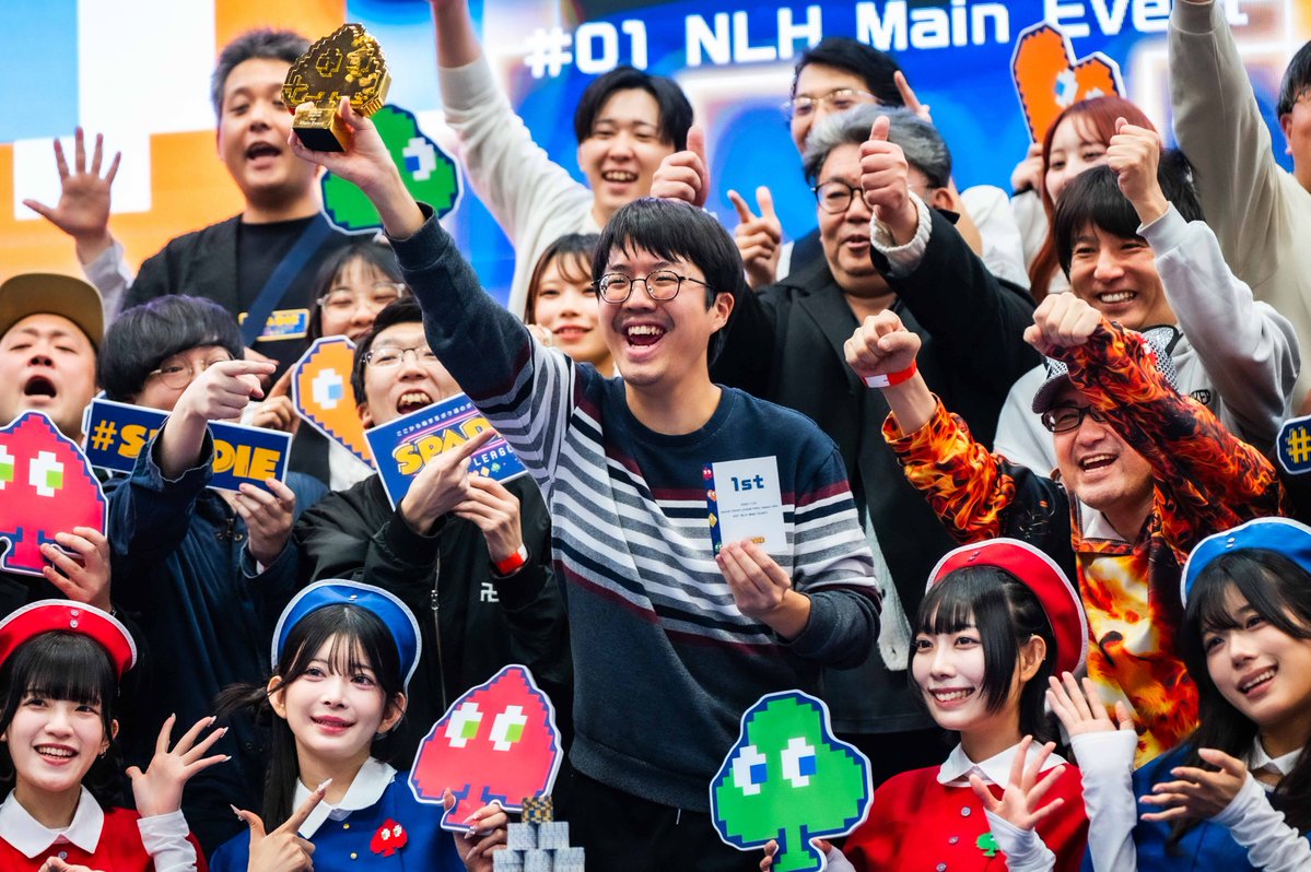 SPADIE_POKER's tweet image. /／
インタビュー記事公開📝
🏆#01 NLH Main Event 優勝
slowplayさん (@MixPoker)
\＼

「ポーカーの扉は誰にでも開かれている🚪✨」

歴代最多3,670エントリーの頂点に立ったslowplayさん👑
強烈なバッドビートも「忍耐」で乗り越えた、韓国からの挑戦者🇰🇷…