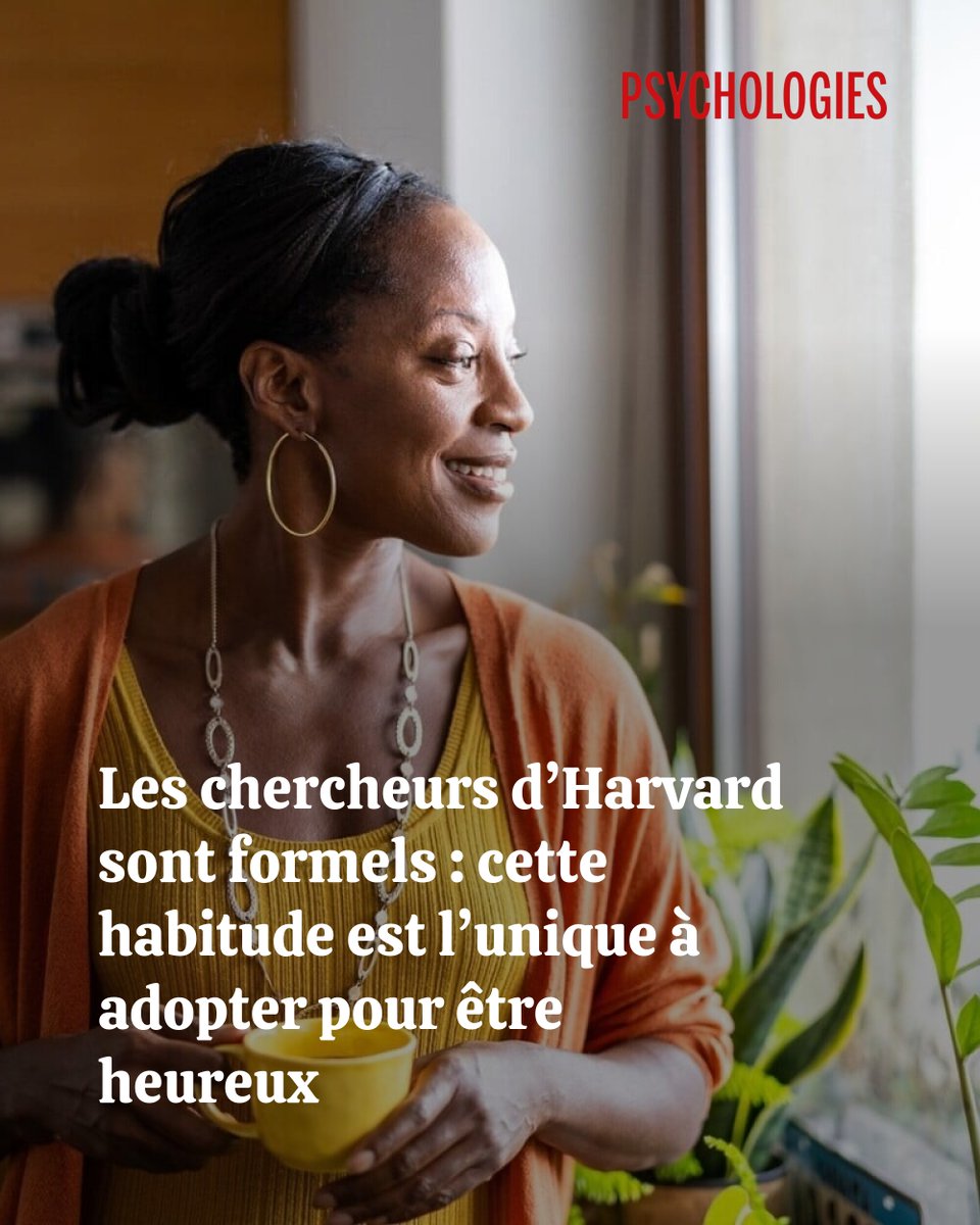 Une habitude clé pour atteindre le bonheur, révélée par Harvard. 👉l.psychologies.com/VVI