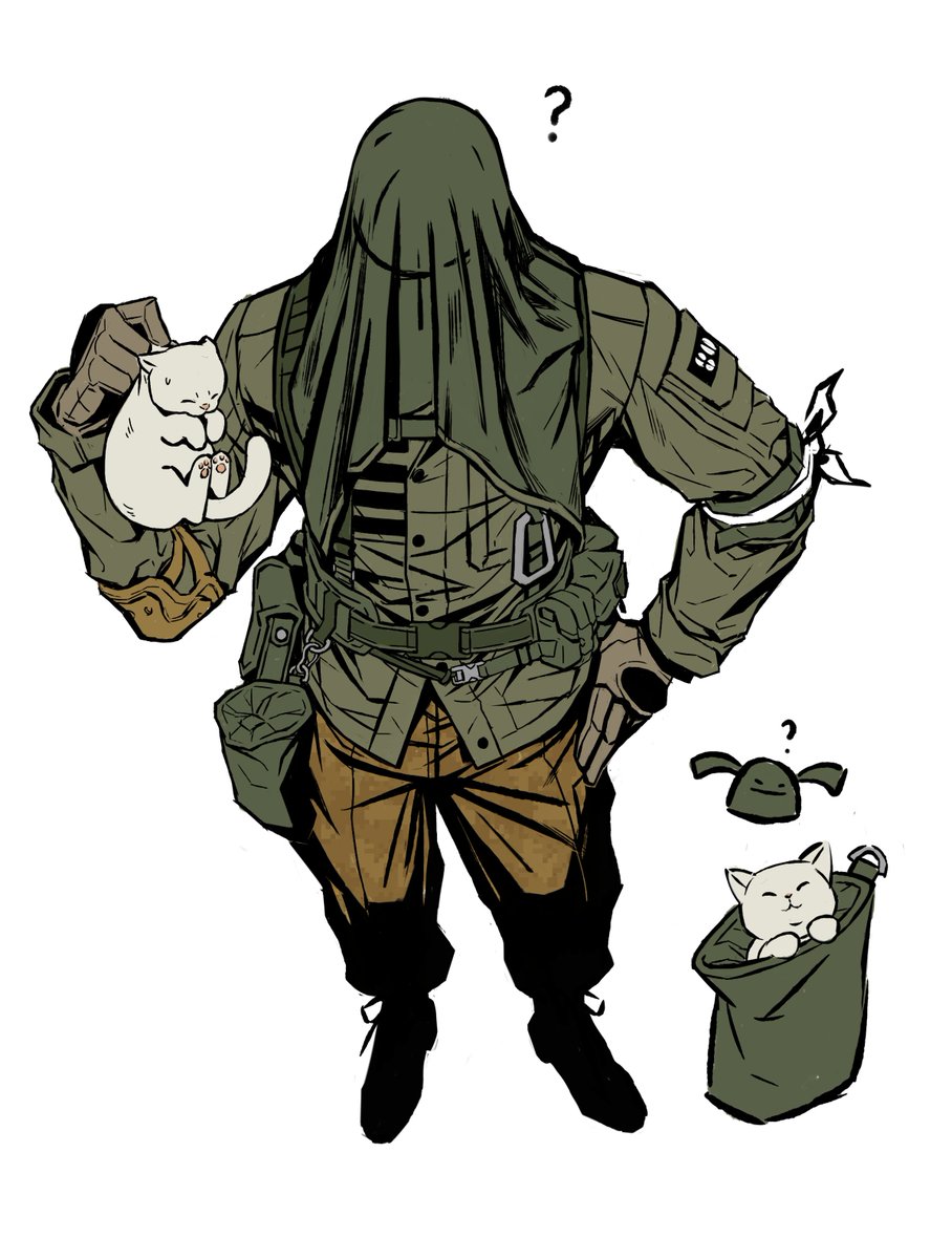 xumengyao99's tweet image. Inspired by the tribute essay "Cats, I Caught a Human!" by @Bass_score on AO3
#CallofDuty #krueger