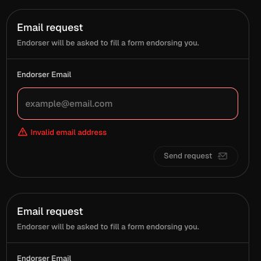 Hi <a href="/leyeConnect/">LEYE</a>, great work on <a href="/Instant_find/">Instant Find</a>.

Something i was hoping you could look into.
was trying to use the endrsement feauture, but can't remember the mail i'd love to send to, and i cant delete the block and it's blocking publish.