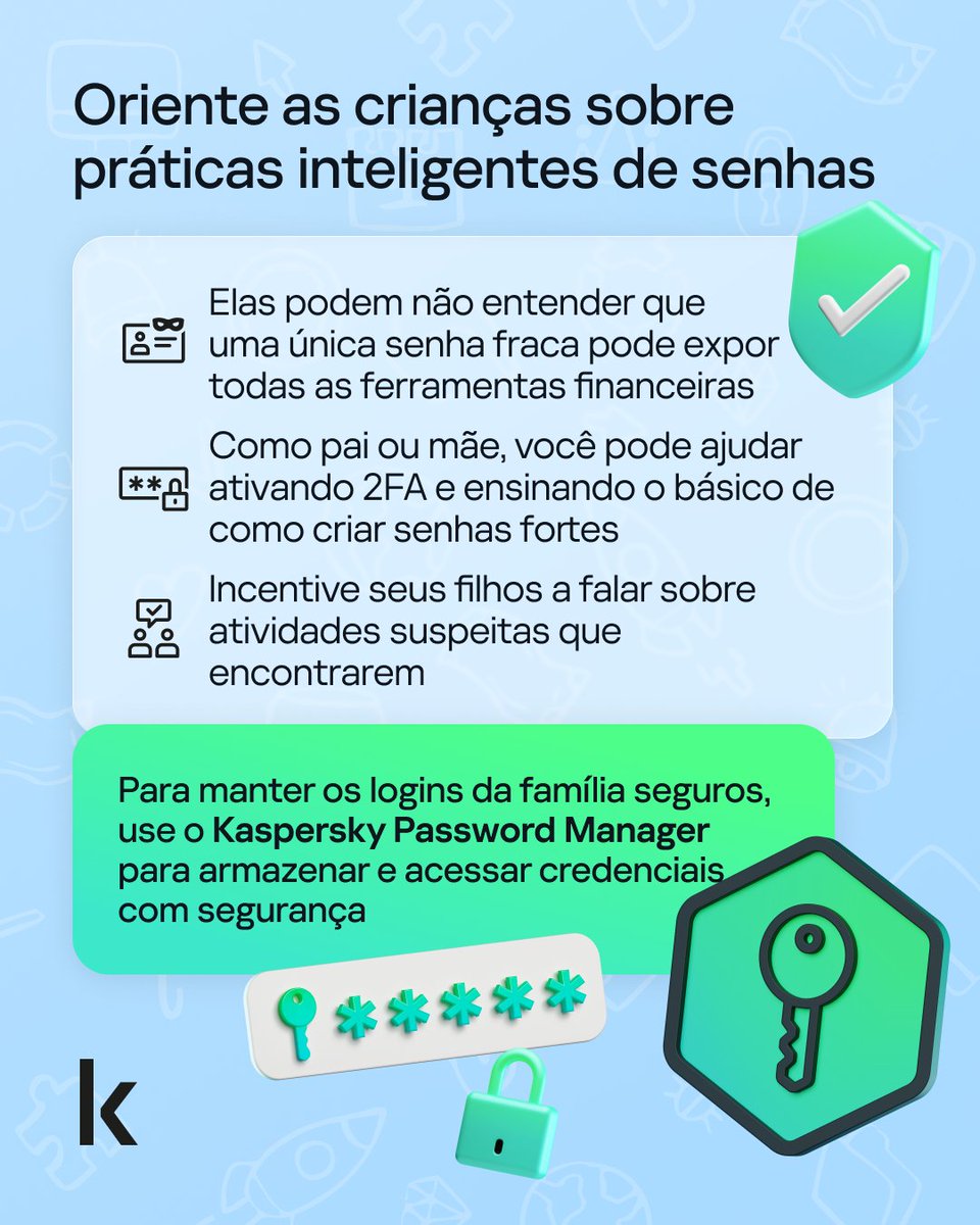 Pronto para criar um jovem consumidor digital mais consciente?

À medida que as crianças passam a gerenciar dinheiro online, elas precisam de orientação para desenvolver bons hábitos e evitar riscos escondidos.

Aprenda 6 passos simples para ensinar educação financeira e