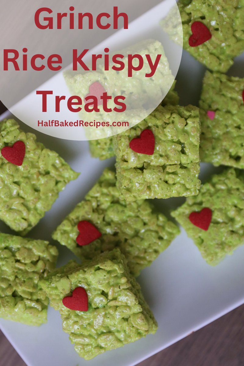 HalfBakedMediaX's tweet image. Who doesn&apos;t love Rice Krispies Treats, right?! Have a little fun add some neon green food coloring and a heart, and BAM! Grinch Rice Krispy Treats! Fun, festive, and oh so delish!

Grab the recipe halfbakedmedia.com/christmas-dess…