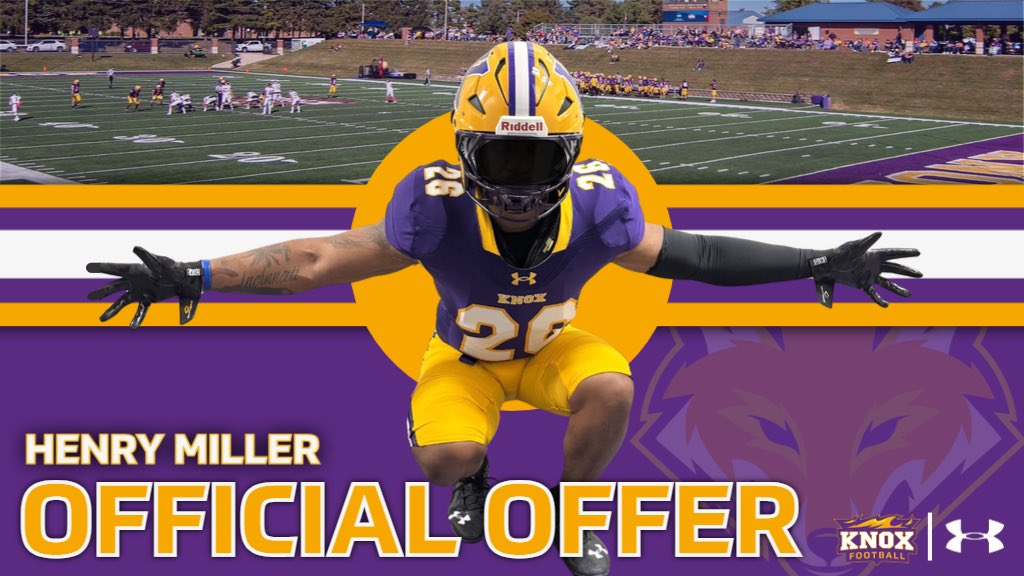 henrymilla_'s tweet image. Blessed to receive my first offer to Knox College! #agtg 
@WOWKCfootball @PrepsKC @JPRockMO @SMAActivities @SMAGuardianFB @sixstarfootball