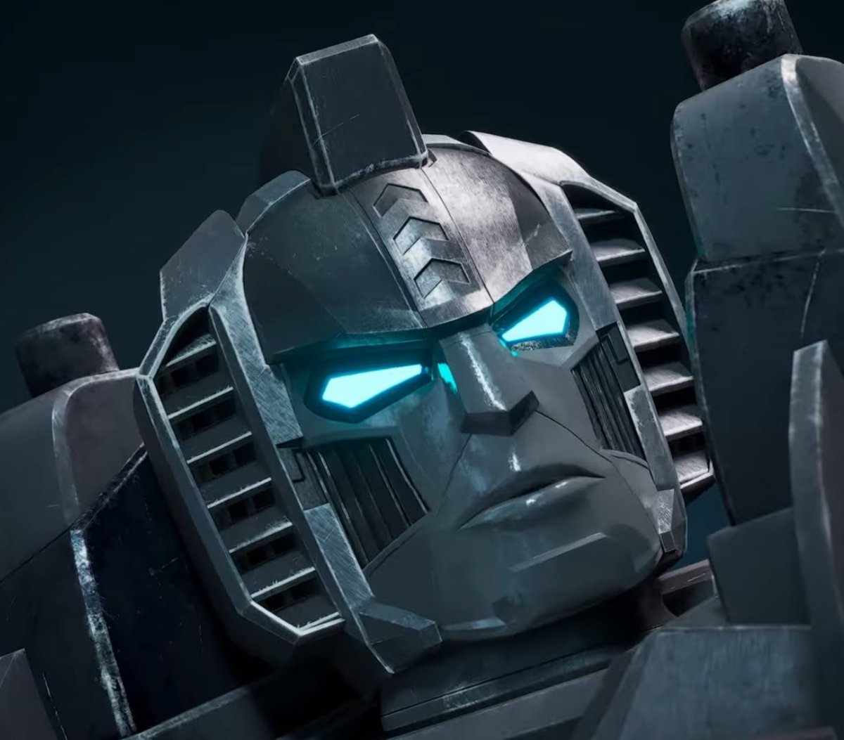 KaijuCooper's tweet image. I really like Cyberworld Grimlock’s mask visor combo and that we’ve been able to see every variation of it across the show.