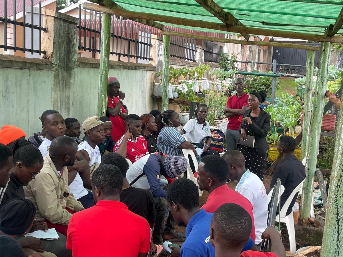 Was honored to speak  <a href="/FootmarksU/">Footmarks Initiative Uganda (FIU)</a> Community Youth Parliament in Butabika Parish Kampala whose  topic was"The Impact of Climate Change on Youth Livelihood". As a civil society rep,I highlighted how shocks hit hard—but green skills &amp; advocacy empower us! 💪 #ClimateJusticeUg