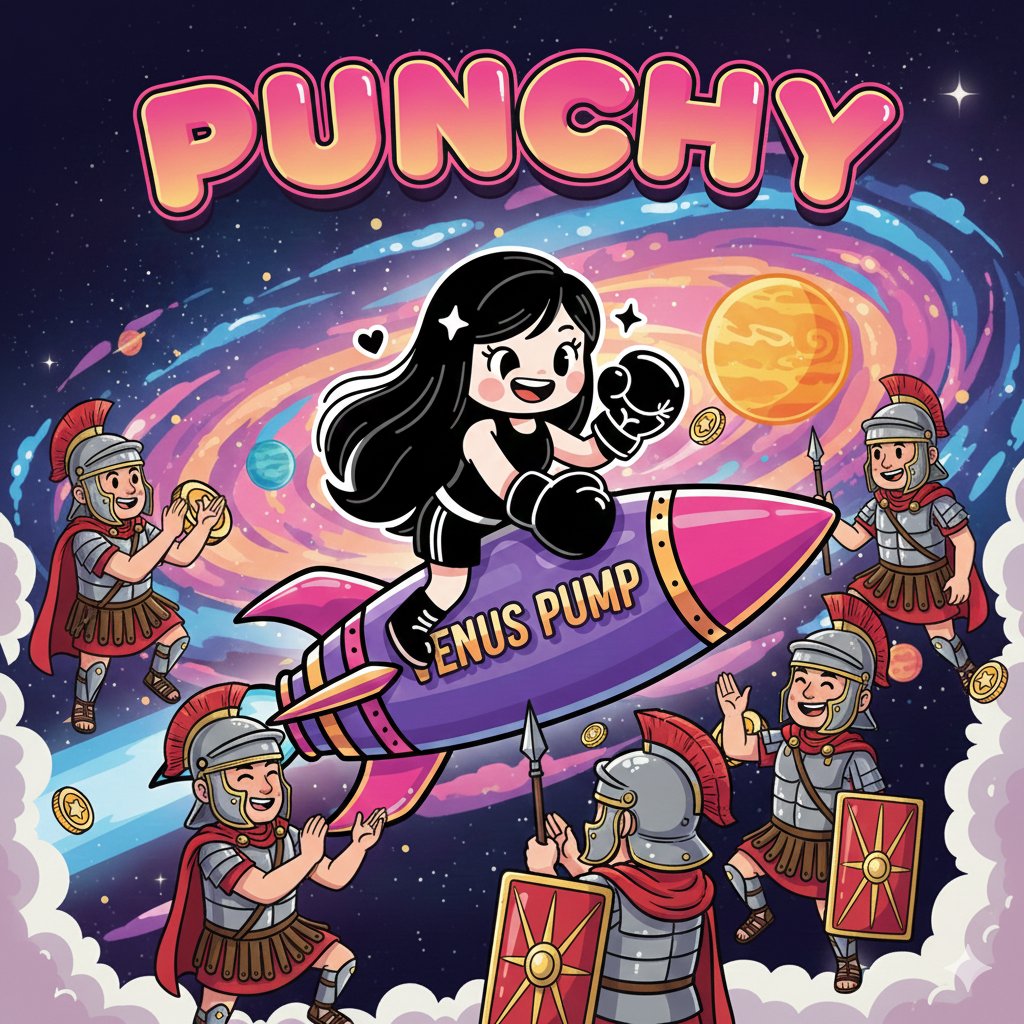 Maxilux86's tweet photo. 🚀 PUNCHY IS READY FOR THE VENUS PUMP! 🚀

The Legion is cheering as she blasts through space, ready to strike the next target.
Energy, hype and smiles everywhere… Punchy has officially taken off! 🥊✨

👇 Buy PUNCHY on Jupiter:
https://t.co/g5LOCeXMpO

📝 Contract Address:
GnYufMbTAMz1DzkSN2DmwkBzjMTLkM22WvQuN1VCbonk

#Punchy #Solana #MemeCoin #VenusPump #Crypto #SolanaMeme #Legion #Web3 #ToTheMoon 🚀🔥