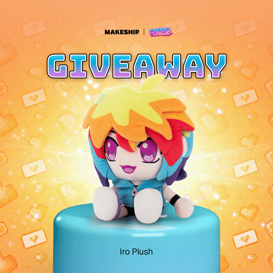 CrushCrush's tweet image. Snuggle the rainbow! 🌈 We&apos;re giving away 2 Iro plushies
To enter:  
✨Follow @Makeship and @CrushCrush
🔁Retweet this post!    
This Giveaway ends in 2 days!  Good luck, Iro fans!