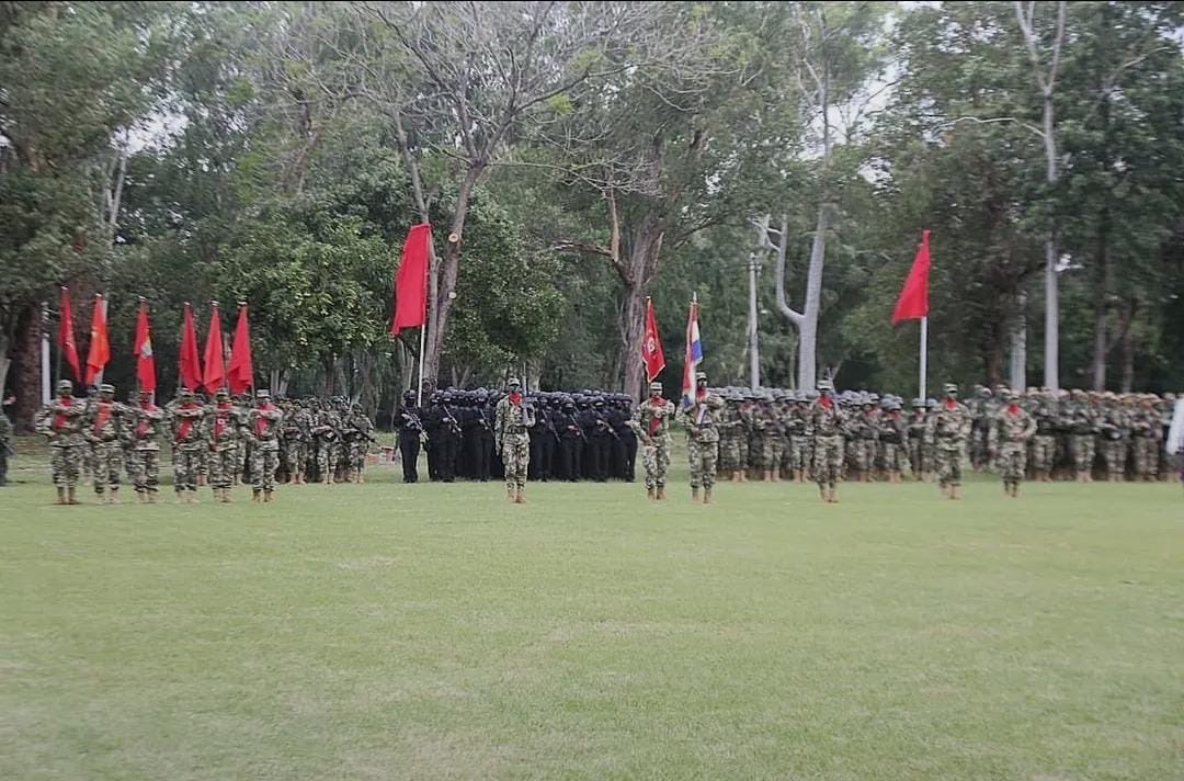 py_rep's tweet image. Participación del personal del REP en la Ceremonia en Conmemoración al “Día de la Infantería Paraguaya”. La misma se llevó a cabo en el asiento de la 1ª División de Infantería y estuvo presidida por S.E. Ministro de Defensa Nacional, GRAL EJ (R) Oscar Luis González Cañete.