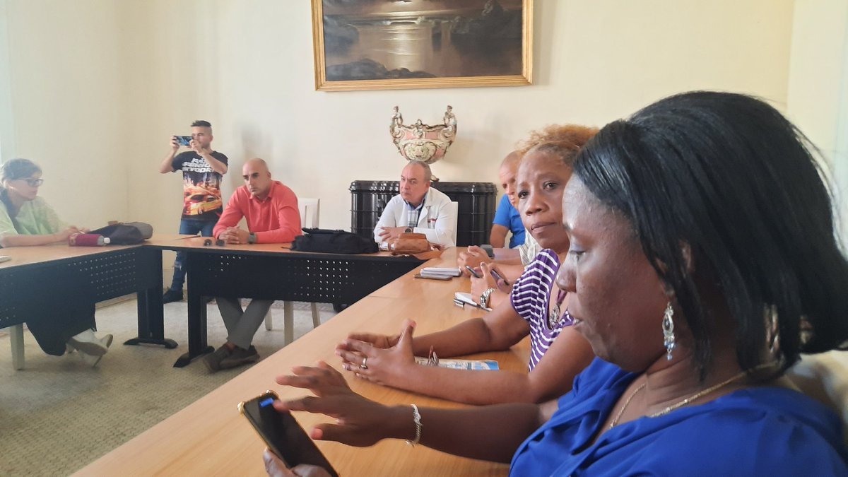 leyda_finale's tweet image. #CITMA. Se realiza reunión del Polo Científica Productivo de #Matanzas con la presencia de @mariofsabines y @CaridadPoey . Se presentan importantes investigaciones que tributan al mejoramiento social de los matanceros.  #CienciaCubana @universidad_um