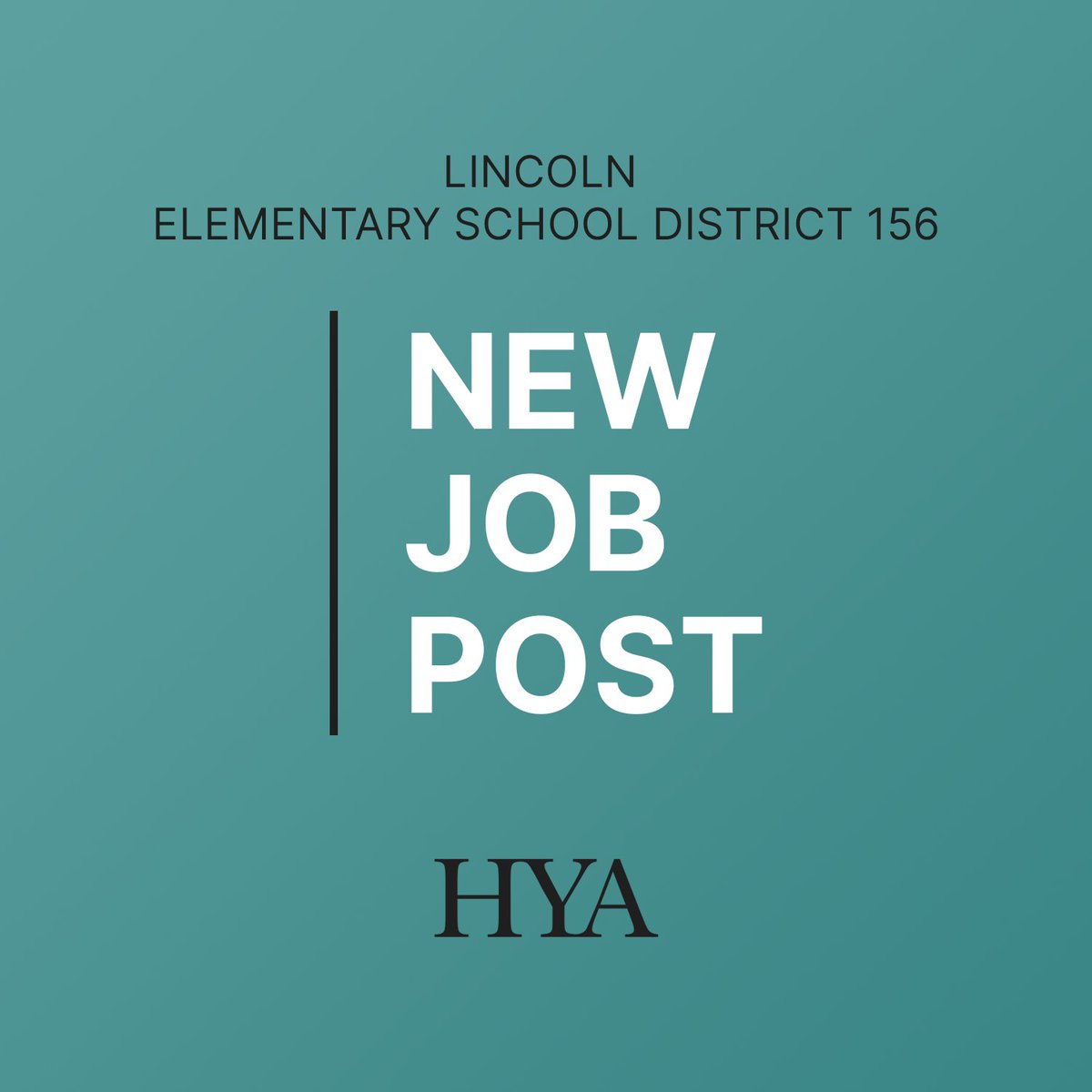Lincoln Elementary School District 156, IL | #Superintendent bit.ly/48y8iZm 

#HYAsearch #Education #Jobs #EducationJobs #suptchat #edleadership #edadmin