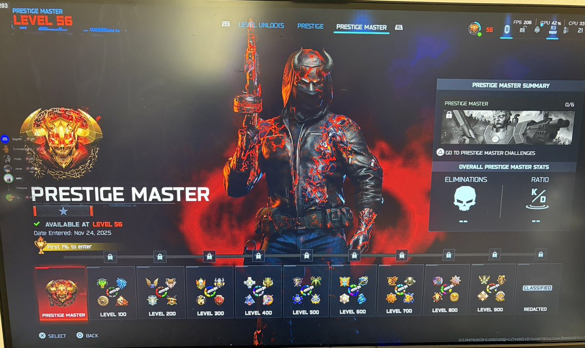 IamJeszus's tweet image. Prestige master complete w stats / 37th in the world total score. @AdrenalineRush_