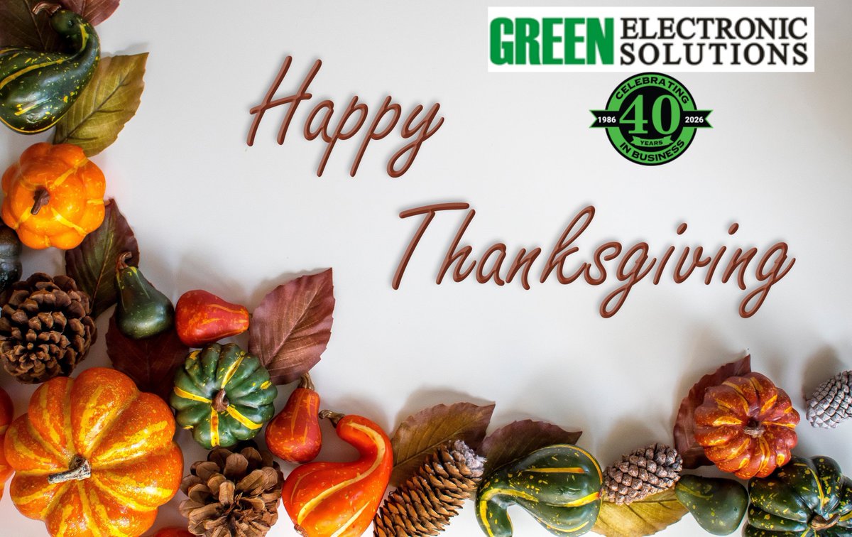 GreenElecSolu's tweet photo. From our family to yours, Happy Thanksgiving! https://t.co/69nKJGrB0A