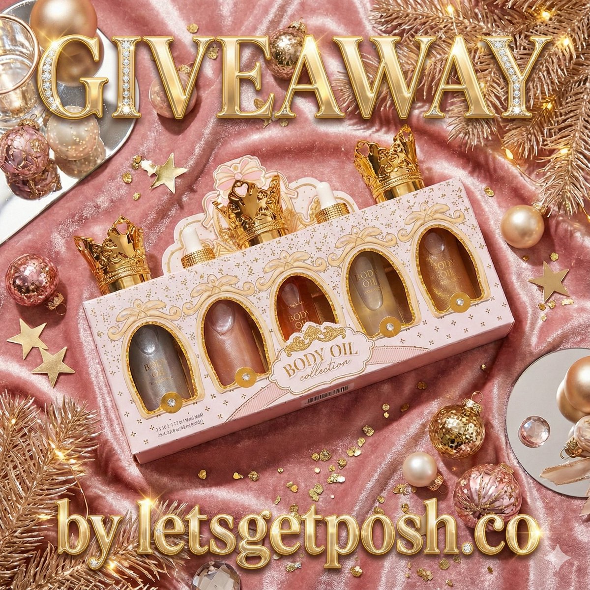 👑✨CROWN JEWEL BODY OIL COLLECTION GIVEAWAY 💛🌟 

gleam.io/dSDyM/crown-je…

#giveaway #giveawayalert #giveawaytime #contest #competition #contestalert #entertowin #freebies #winner #gifts #sweepstakes #pr #prpackage #prpakages #skincare #lotion #bodyoil