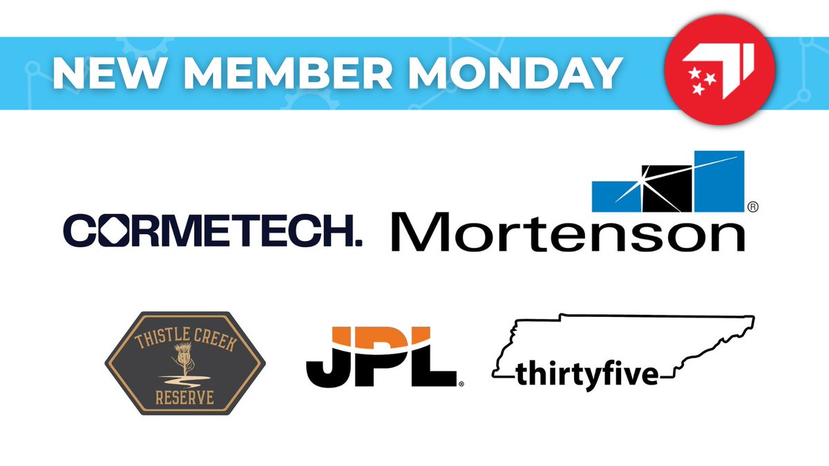 #NewMemberMonday: We’re excited to welcome our newest members to the Tennessee Chamber of Commerce!
