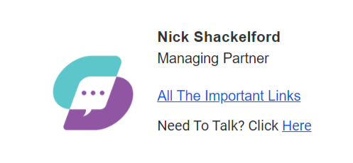 ecomchasedimond's tweet image. 5. Take advantage of your signature:

Instead of just using your company’s name, use it to:

- Provide a second CTA to buy
- Ask them to follow you on social media
- Highlight customer testimonials
- Get them to read your blog

Don&apos;t let that copy go to waste.

For services and…