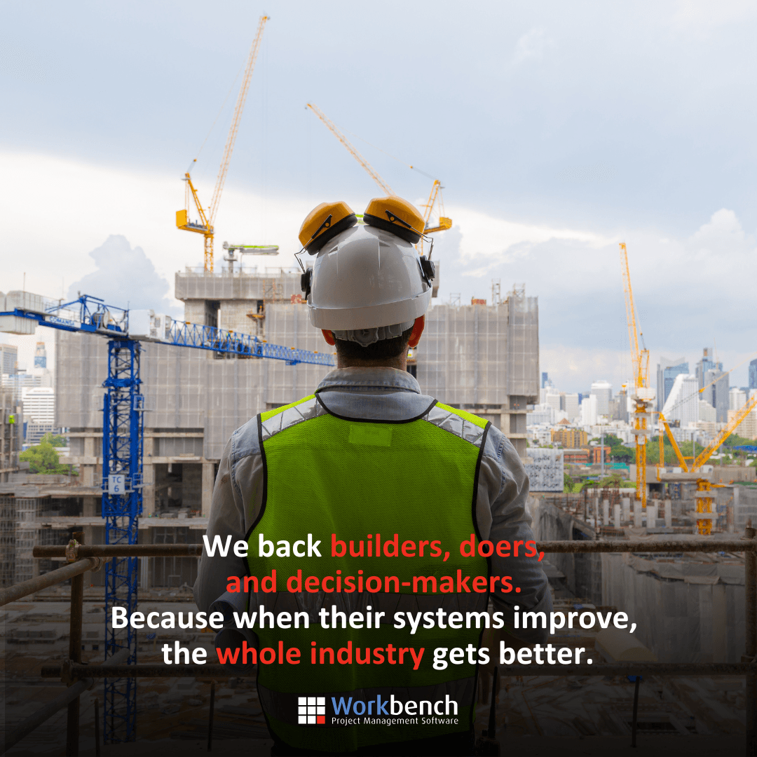 Workbench_Intl's tweet photo. 👷We support builders, doers, and decision-makers, believing that as their systems improve, the entire industry benefits.

#Workbench #CivilContractors #ProjectManagement #ContractorTools https://t.co/KehuzVtfEt