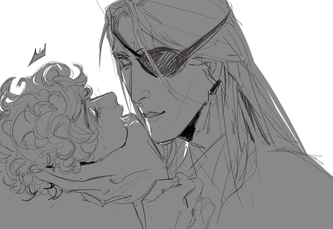 yaoismus's tweet image. the gorgeous stunning mindblowing lucemond art i got from @dreamavelle who saw me being sad across the tl... EVERYBODY ADMIRE IT NOWWW