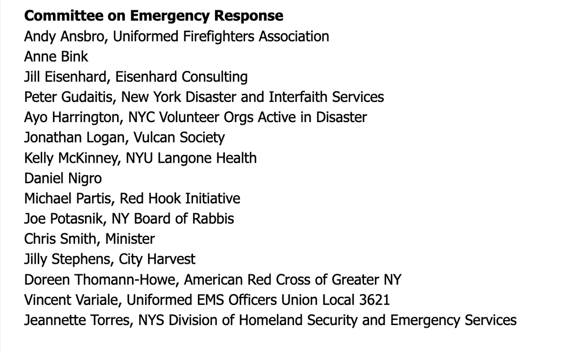 Committee on Emergency Response