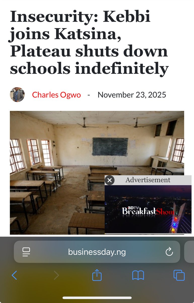 Just take a look at how this governments lack of leadership and an ability to safeguard its people is introducing children to a life of instability.