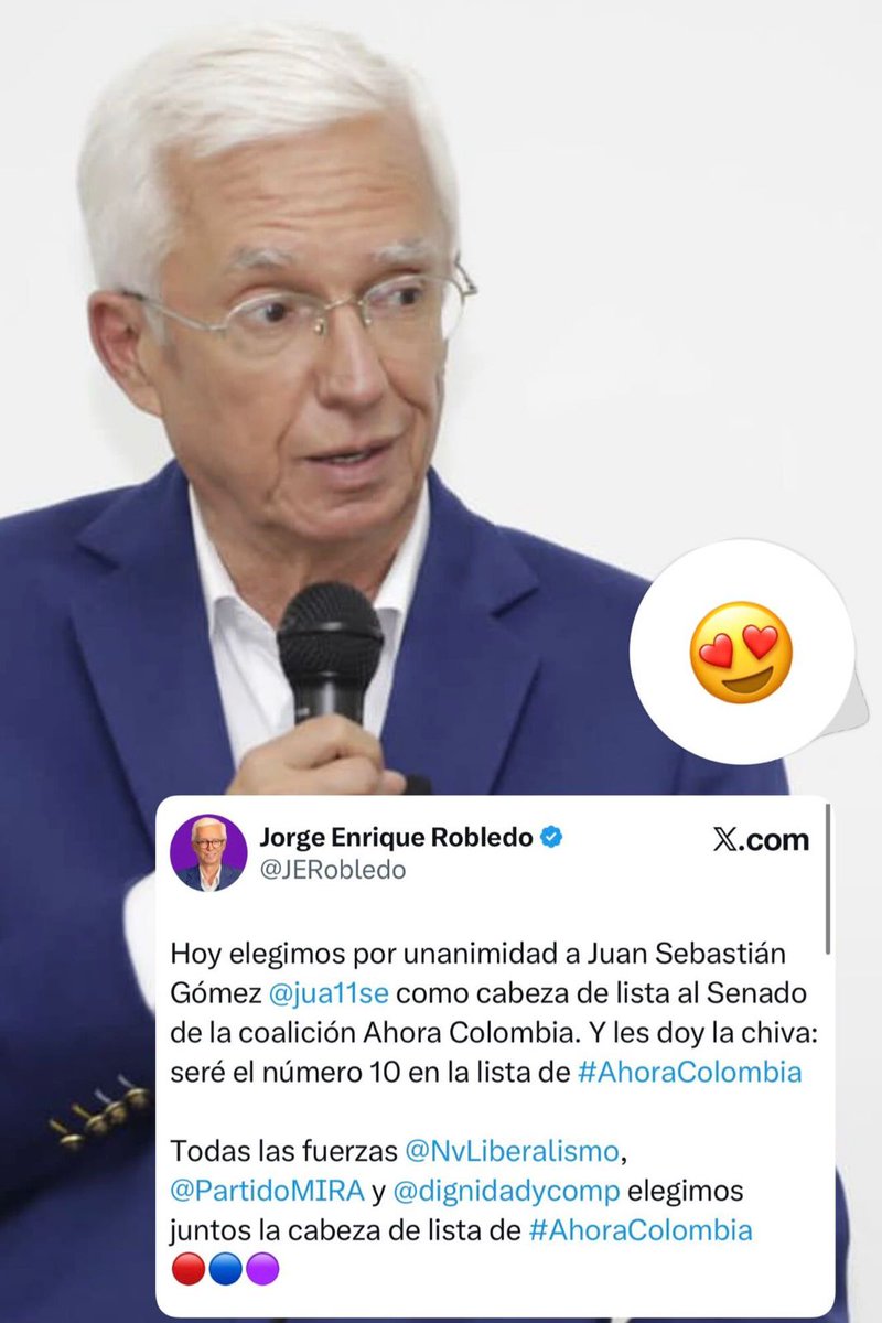 TM_Magisterio's tweet image. JORGE ROBLEDO # 10 al SENADO,  número cabalístico que representa las DIEZ VECES que fue elegido como MEJOR SENADOR de Colombia, que tiene toda la  capacidad de dirigir equipos de trabajo, que volverá a ser el mejor del SENADO.