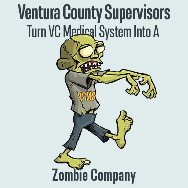VCTaxpayers's tweet image. Meanwhile, the Ventura County Medica lCenter, #VCMS, struggles. Without contributions from the General Fund, taxdollars, the hospital would be insolvent. The Board Of Supervisors keep funding it, turning it into a #zombie 🧟 business. Read: buff.ly/JCMsu5z